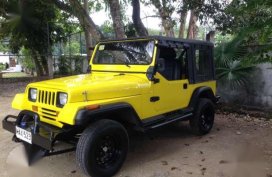 For Sale Wrangler Jeep Manual Yellow