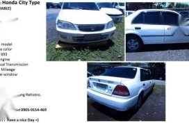 For Sale Honda City White MT 
