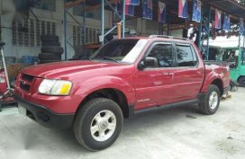 Ford Explorer Pick Up 2001 Model Red 