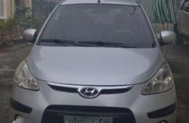 Hyundai I10 2010 Silver AT For Sale