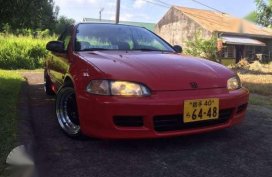 1992 Honda Civic Hatchback Red For Sale
