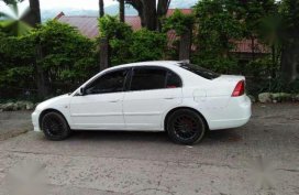 2002 Honda Civic MT White For Sale