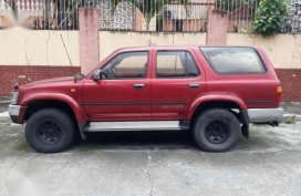 Toyota Hilux Surf 1996 Red AT For Sale