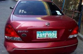 Nissan Sentra GX 2005 MT Red For Sale