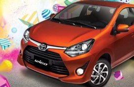 Toyota Wigo for as low as P9182 per month!!!