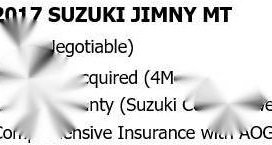 2017 Suzuki JIMNY MT