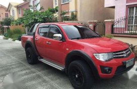 2013 Mitsubishi Strada Red MT For Sale