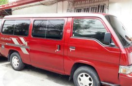 Nissan Urvan Escapade 2008 Red MT 