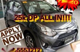 PROMO 25K DP OnLy Brand New Toyota Wigo 1.0 G Manual Upgraded