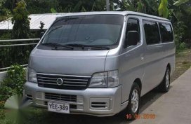 Nissan Urvan Estate VX 3.0 Silver MT For Sale