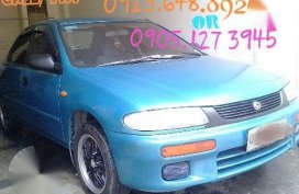 Metallic Blue Mazda Familia 323 96 Mdl