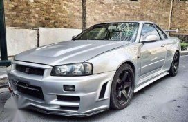 2001 Nissan Skyline GTR Vspec 2 Silver MT