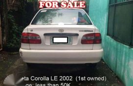 Rush Sale Toyota Corolla 2002 LE AT 1.8L