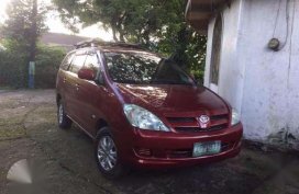 2007 Toyota Innova J MT Red For Sale