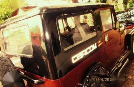 Mitsubishi Jeep 1994 Red MT For Sale