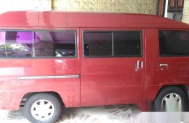 1993 Mitsubishi L300 Van Ruby Red color