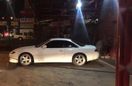 White Nissan s14 MT