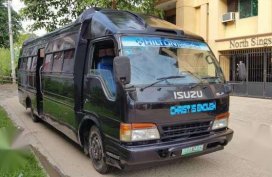 Isuzu Elf Mini Bus 4HF1 MT Black For Sale