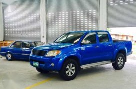 Fresh 2007 Toyota Hilux AT Blue For Sale