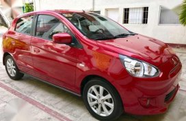 Mitsubishi Mirage GLX Hatchback 2014 MT Red 