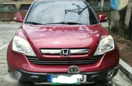 Honda CRV 2007 2.4L 4WD AT Red For Sale