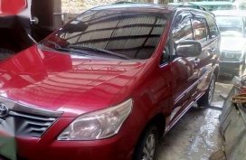 2012 Toyota Innova J MT Red SUV For Sale