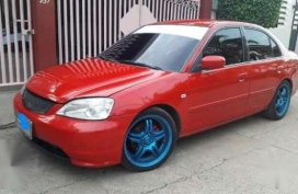 Fresh Honda Civic 2002 AT Red For Sale