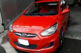 Hyundai Accent 2012 MT Red Sedan For Sale