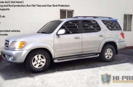 2001 Toyota Sequoia 4x2 AT Silver For Sale