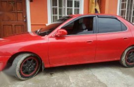 Hyundai Elantra 1996 AT Red Sedan For Sale