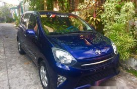 Toyota Wigo 2014 blue for sale