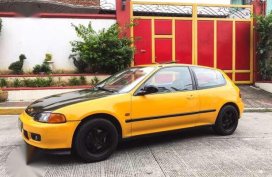 Honda Civic Hatchback SR3 1992 AT Yellow 
