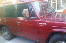 1988 Mitsubishi Pajero 4x4 MT Red For Sale