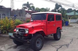 Toyota Land Cruiser 40 Series BJ40 1979 MT Red 