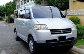 Suzuki APV 2010 MT wagon silver for sale 