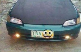 honda civic sedan green for sale 