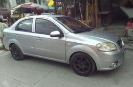 Chevrolet aveo Sedan silver for sale 