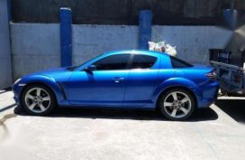 2003 Mazda RX-8 sedan blue for sale 