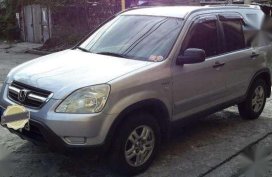 2002 Honda CRV AT Silver SUV For Sale