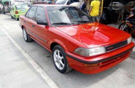 Toyota Corolla 1992 MT Red Sedan For Sale