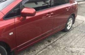 Honda Civic 2007 sedan red for sale 