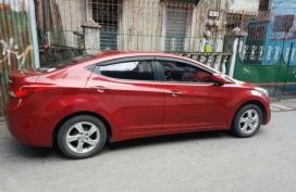 Hyundai Elantra sedan red for sale 