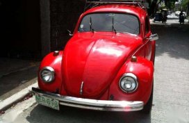 For Sale Bright Red 1979 1300 VW Beetle WITH AC and roof rack