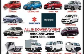 2017 Suzuki Promo Alto Celerio Ertiga Jimny APV Ciaz Swift SuperCarry