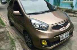 Kia Picanto EX MT 2015 Golden For Sale