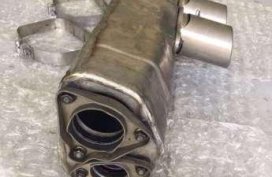 OEM Porsche GT3 titanium exhaust