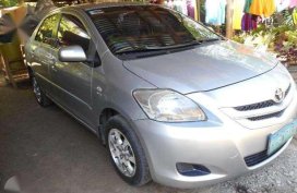 Toyota Vios 1.3 E MT 2008 Silver For Sale