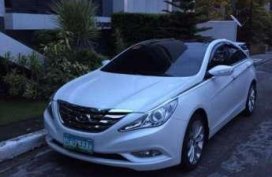 2013 Hyundai Sonata AT White For Sale