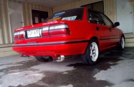 Toyota Corolla 1990 Small Body Maroon interior for sale