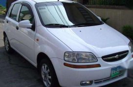 2005 Chevrolet Aveo Hatchback White For Sale